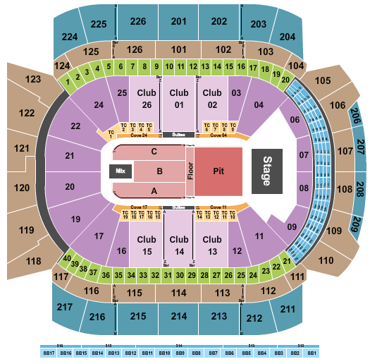 Climate Pledge Arena Niall Horan Seating Chart
