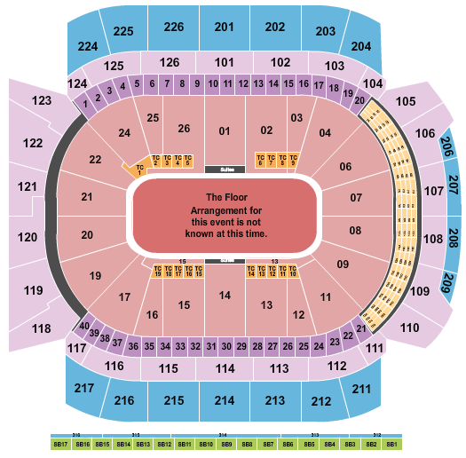 Climate Pledge Arena Niall Horan Seating Chart